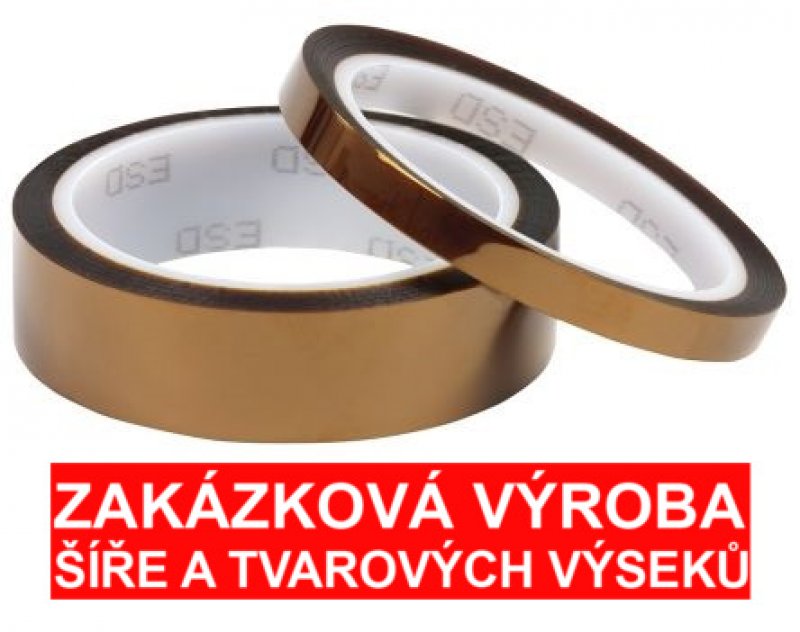 T2C® K15D Polyimidová / kaptonová oboustranně lepící páska | hanak-trade.cz